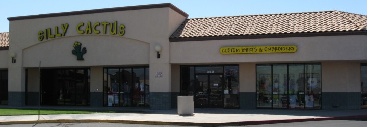 Exterior of Silly Cactus Storefront at the Riverview Mall in Bullhead City